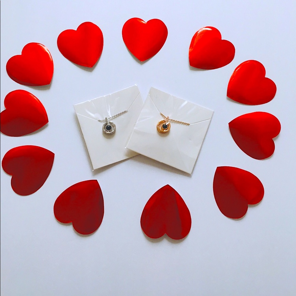“I love you” languages necklace💕